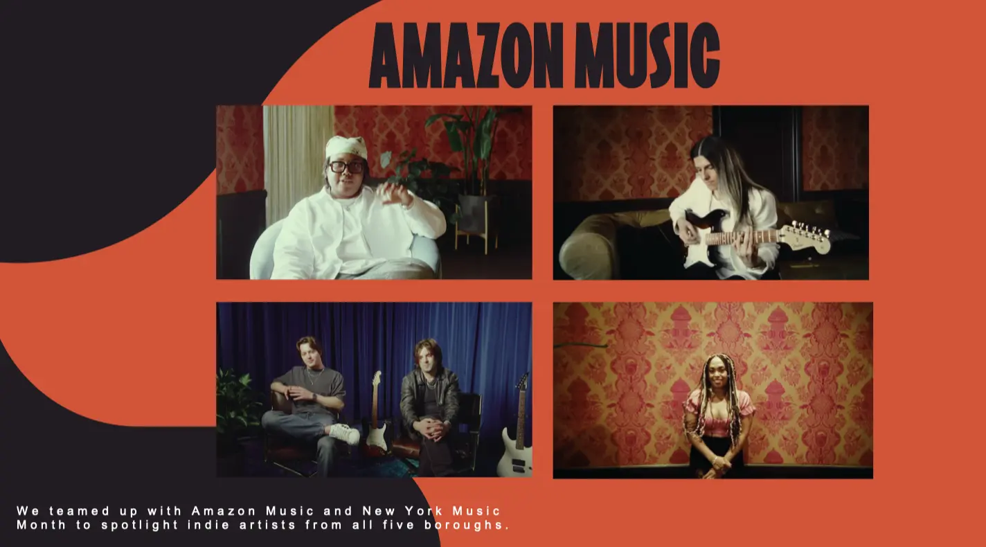 Independent artists featured in a Sungate program created with Amazon Music